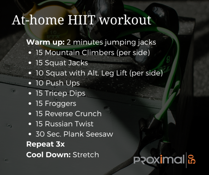 At-home Hiit Workout - Proximal50