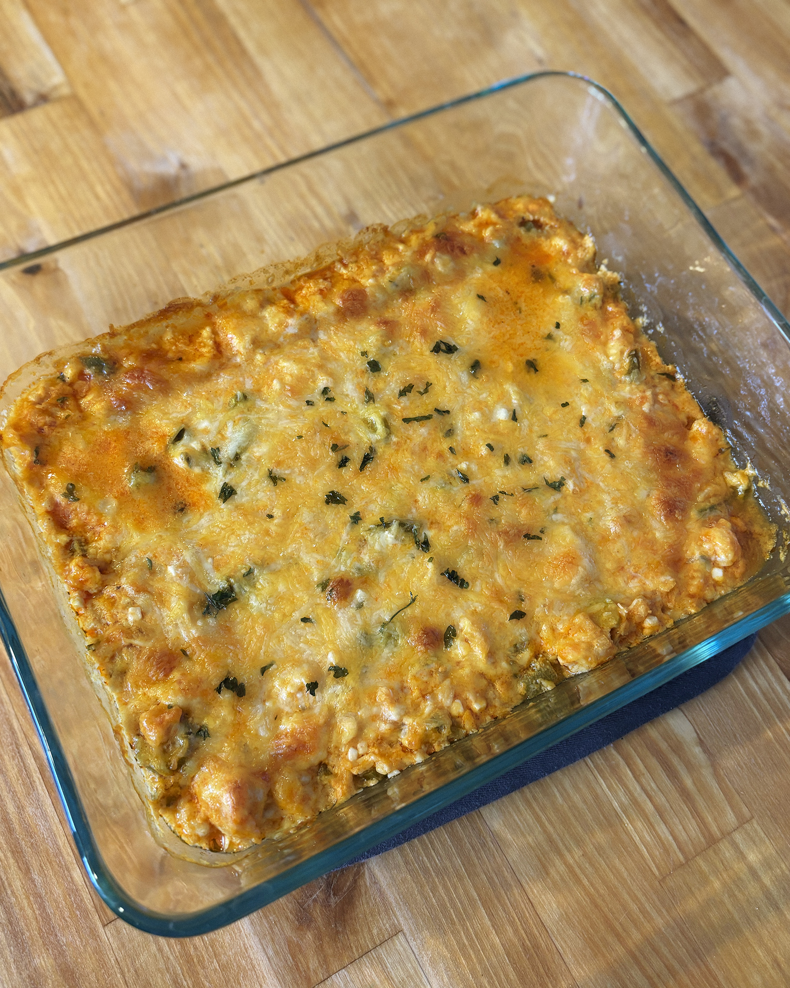 healthy buffalo chicken dip